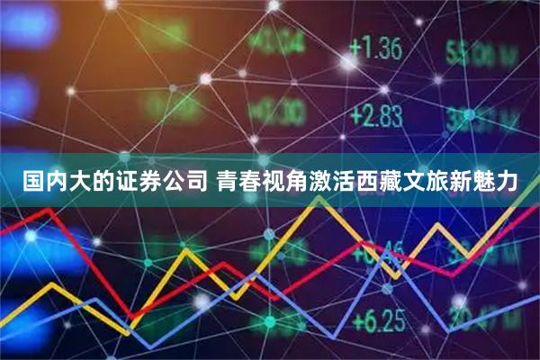 国内大的证券公司 青春视角激活西藏文旅新魅力
